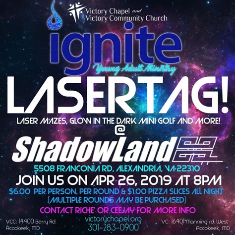 laser tag flyer template postermywall