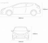 Ka Ford 2003 Carsguide Model Dimensions sketch template