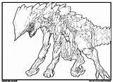 Coloring Rim Pacific Pages Kaiju Haring Keith Deviantart Colouring Monsters Ink Pasific Axehead Comment Library Clipart Drawings Comments sketch template