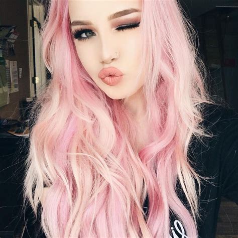 light pink hair ideas  pinterest pastel pink hair pale