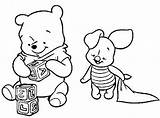 Pooh Winnie Baby Coloring Pages Characters Drawing Drawings Eeyore Printable Halloween Color Kids Print Getdrawings Girl Getcolorings Comments Coloringhome Paintingvalley sketch template
