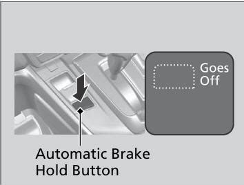 honda cr  automatic brake hold brake system