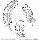Feather Outline Clip Bird Feathers Clipart Drawing Vector Rf Down Pen Drawings Clipground Quill Tattoo Template Tribal Vectors Explore Illustrations sketch template