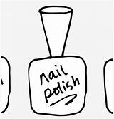 Coloring Nail Pages Polish Popular sketch template