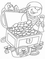 Treasure Coloring Getcolorings Printable sketch template