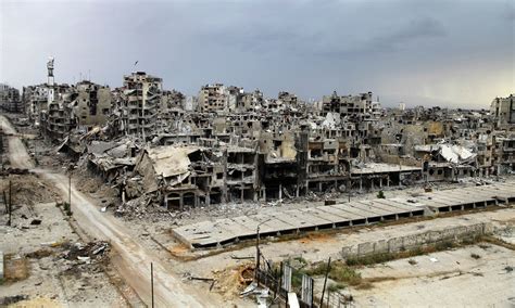 Syrian City Of Homs Shows Signs Of Life Amid Moonscape Of Devastation