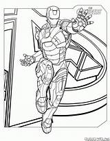 Vingadores Stark Equipe sketch template