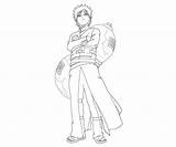 Gaara Coloring Naruto Pages Garra Shippuden Cartoon Comments sketch template