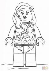 Coloring Lego Ivy Pages Poison Drawing Printable sketch template