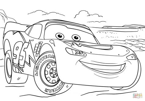 cars  coloring pages lightning mcqueen  cars  coloring page