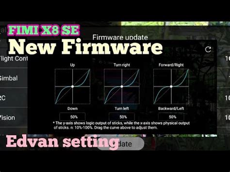 fimi   firmware advanced setting youtube