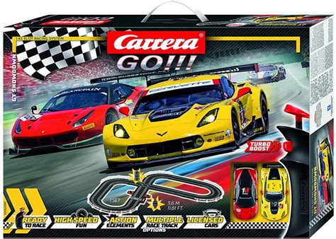 carrera  gt showdown slot car set toy sense
