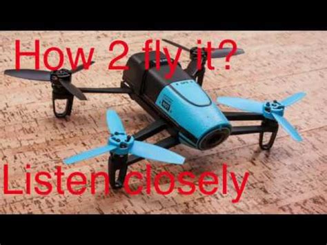 hwo  fly parrot bebop drone tutorial youtube
