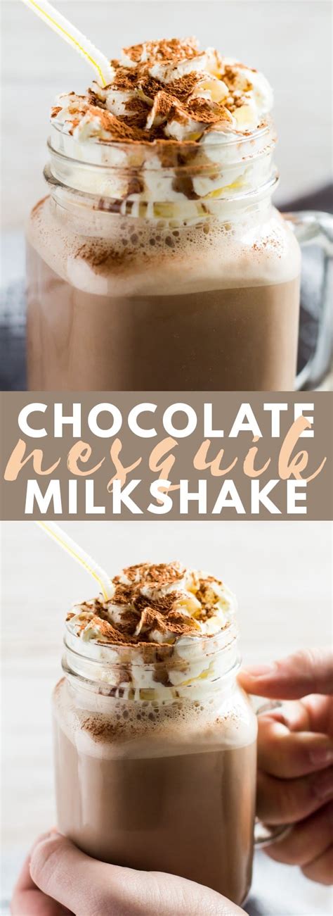 chocolate nesquik milkshake marsha s baking addiction