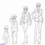 Body Drawing Manga Sketch Anime Boy Male Outline Standing Female Reference Drawings Sketches Clothes Draw Character Characters Girl Hoodie Step sketch template