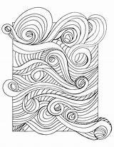 Coloring Pages Colouring Waves Grown Ocean Drawing Wave Wind Rushing Color Sheet Tsunami Adults Printable Sheets Grownup Books Para Getcolorings sketch template