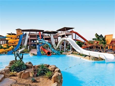 hotel jungle aqua park boeken egypte  reizennl hurghada water park waterfall pictures