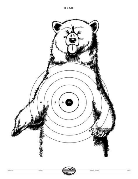 printable shooting targets  gun targets nssf