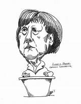 Angela Merkel Caricature Toonpool Stieglitz sketch template