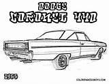 Coloring Dodge Pages Coronet Car Chevy Cars Sheets Muscle Challenger Truck Classic Adult Drawings Srt8 Monster Colouring Lowrider Printable American sketch template