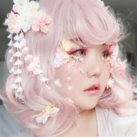 🖤 pink hair goth aesthetic 2021