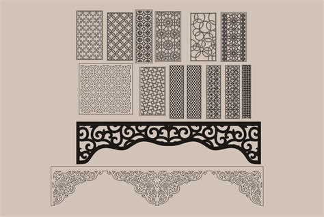 cnc cut files dxf patterns pack dxf downloads files  laser
