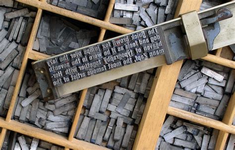 lessons   learnt   printing days   typography prints moveable type