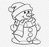 Snowman Coloring Pinclipart sketch template