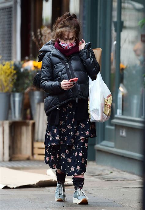 Helena Bonham Carter Out Shopping In London 01 27 2021 Hawtcelebs