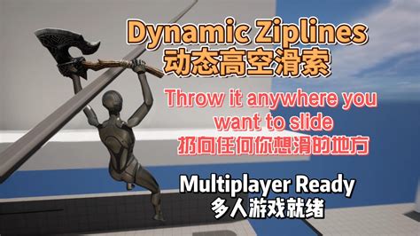advanced dynamic ziplines componentmultiplayer ready  code plugins