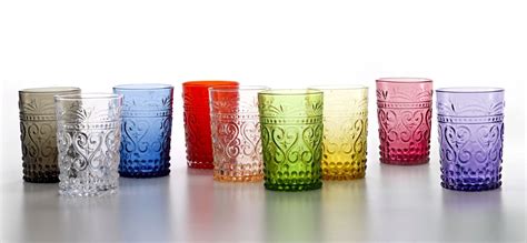 gekleurde glazen glass glass collection glassware