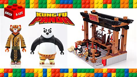 lego kung fu panda  training room  po tigress unofficial set