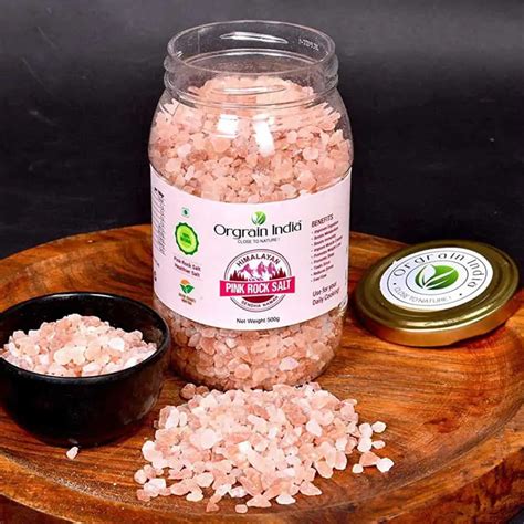 himalayan pink rock salt coarse grain gm indian