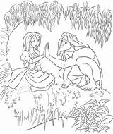 Tarzan Coloring Pages Jane Disney Spear Little Getcolorings Printable Marvellous Kids sketch template