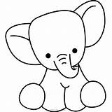 Elefante Desenho Elefant Colorear Ultracoloringpages sketch template