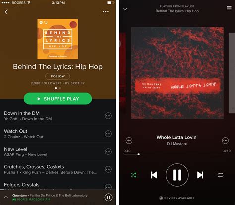 spotifys  genius enhanced playlists show users   side   favourite songs mobilesyrup
