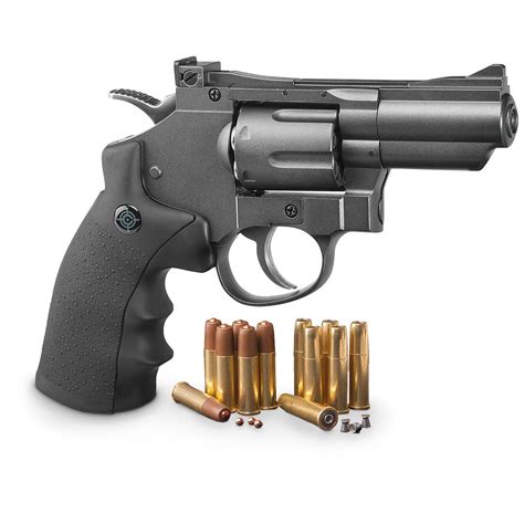 crosman snr revolver dual ammo  air gun  caliber  rounds