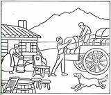 Wagon Coloring Pages Chuck Radio Covered Horse Getcolorings Wheel Getdrawings Printable Color Colorings Template Colouring sketch template