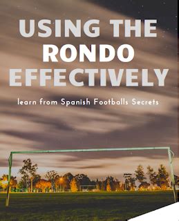 rondo effectively  sports training
