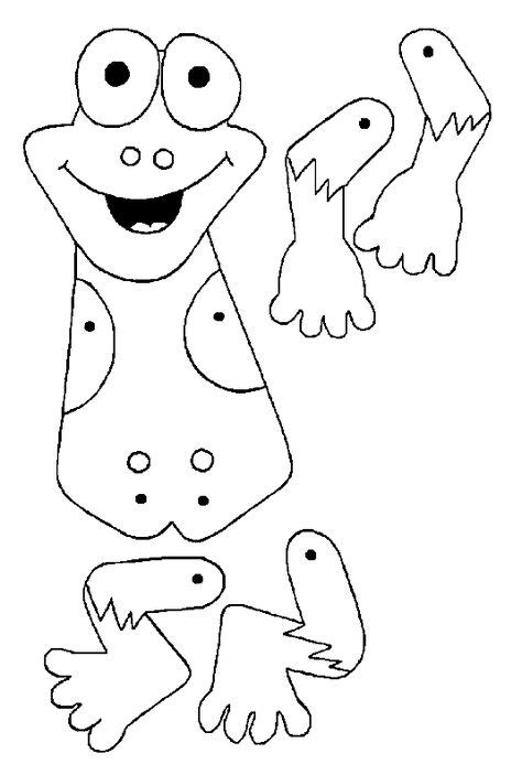 puppet coloring page crafts  worksheets  preschooltoddler