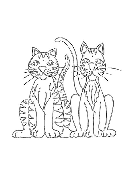 printable coloring pages   cats