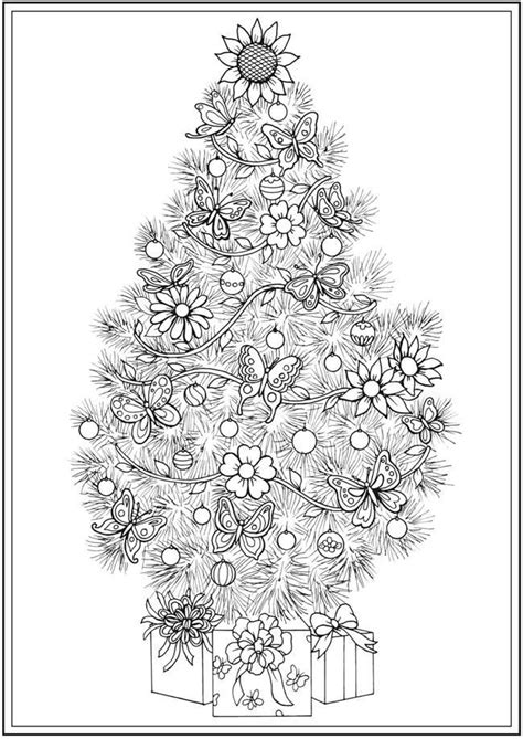 christmas coloring pages  coloring pages tree coloring page
