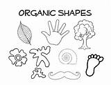Organic Shape Shapes Drawing Geometric Coloring Example Drawings Followers Getdrawings Paintingvalley sketch template