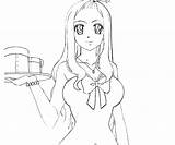 Mirajane Tail sketch template