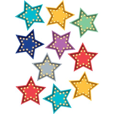 display cut  cards  marquee star cut outs  delivery