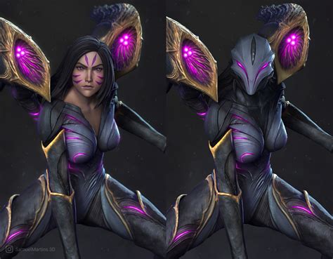 kaisa league  legends fan art collectible statue zbrushcentral