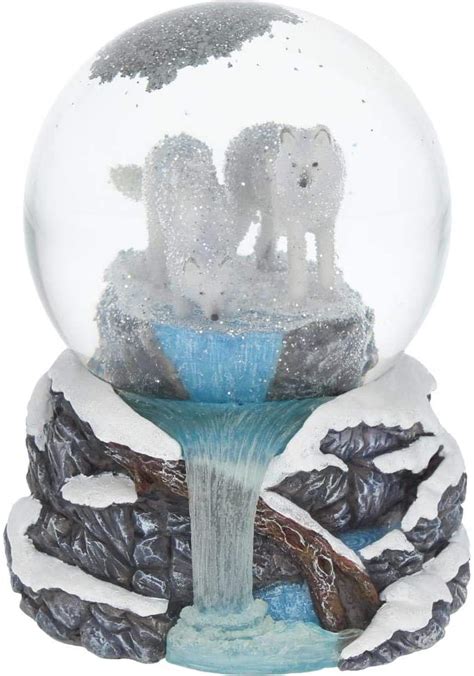 nemesis nu warriors van winter lisa parker snowglobe 14 5 cm wit hars