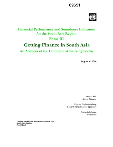 concept paper  financial performance