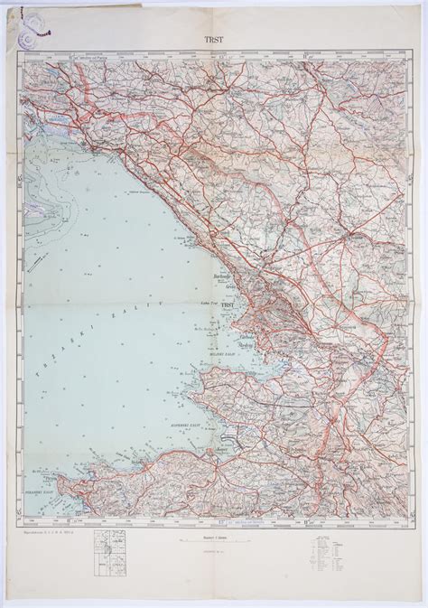 list trst iz topografske karte federativne narodne republike