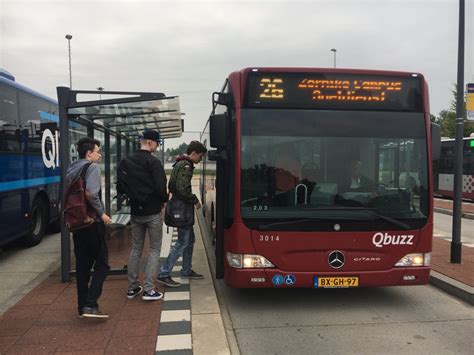 qbuzz zet extra bussen  tijdens de spits oog groningen